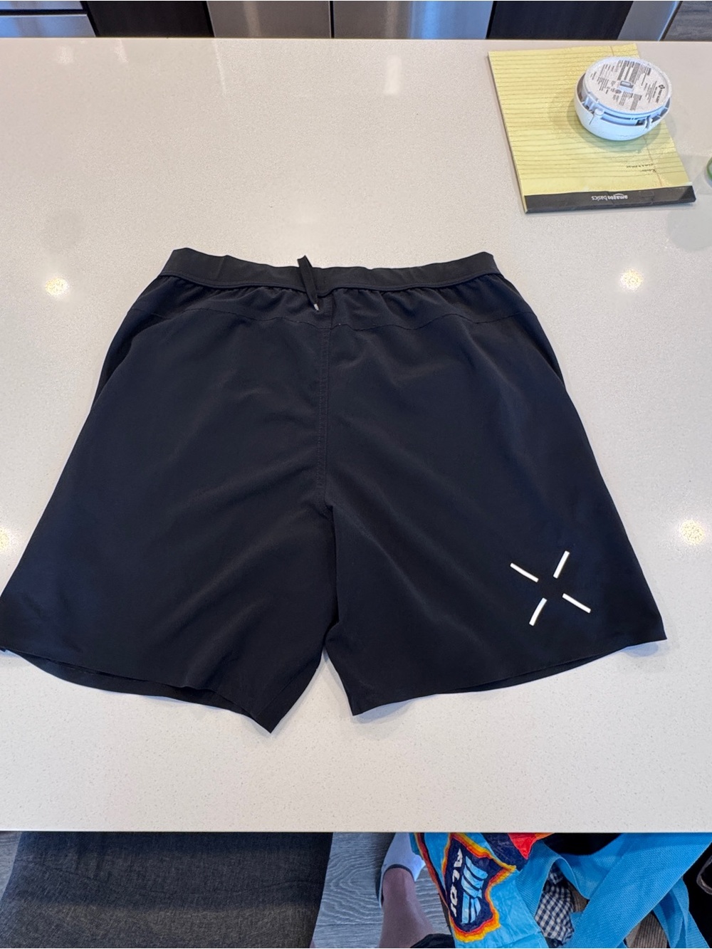 Ten Thousand Black Training Shorts with Reflective Accent